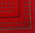 Red Paisley Italian Pocket Square