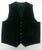 Vintage J. Riggins USA- Forest Green 100% Suede Leather Fashion Vest- size L