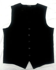Express Black Cotton Blend Casual/Dress Fashion Vest- size S
