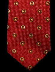Robert Talbott 'Best of Class'- Red Geometric Woven Silk Tie