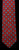 Vintage Park Ave by Mayers Red Woven Silk Tie