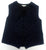 Vintage Robert Talbott Protocol- Black and Royal Blue Silk Fromal Dress Vest- size XL