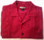 Havana Jack's Cafe- Red 100% Silk Camp Shirt- size L