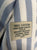 Peter Millar- Blue & White Herringbone Stripe Cotton Twill Dress Shirt- size L