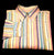 New- Windsor Lake Multi Color Pastel Stripe BD Fashion Shirt- size L