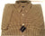 New- Siegfried Olive Green/Yellow Seersucker Check BD Fashion Shirt- size S