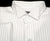 Ike Behar Evening- White/Black Stripe, Wing Tip FC Formal Shirt- Size 17x35