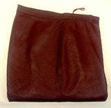 Women's Colette Mordo for Sadimara- Burgundy 100% Leather Fashion Pants- size 14