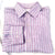 Linea Rossa Signature Pink Stripe Cotton Dress Shirt- size L