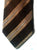 Giorgio Armani of Italy- Brown Stripe Silk Tie