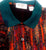New- Rodin Collection of Italy- Multi-Color Abstract Print Polo Shirt- size M