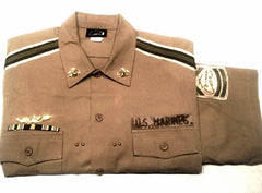New- Cami 'US Marines' SS Novelty Fashion Shirt- size 2XL