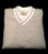 Straight Down Clothing Company-Gray V-Neck Down Filled Pullover- size XL