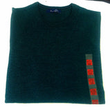 New- Bh's Emerald Green Crew-Neck Knit Sweater- size L