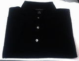 New- Banana Republic-Black Pima Cotton Polo Shirt- size L
