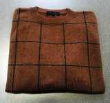 Scott Barber- Brown Wool & Cashmere Fashion Sweater- size L
