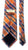 Hathaway- Orange/Blue 100% Silk Hand-Made Woven Tie