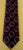 Hugo Boss- Burgundy/Purple Geometric 'Skinny' Silk Tie
