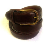 New- Brown Full Grain Leather Fashion Belt- size 34