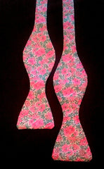 Vintage Floral Print- 100% Cotton Bow Tie