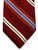 New- Ike Behar Burgundy Stripe Woven Silk Tie