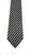 XMI- Black/Silver Diagonal Stripe 100% Woven Silk Tie