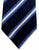 Richel Blue Stripe 100% Woven Silk Fashion Tie