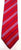 XMI- Red/Blue Stripe 100% Woven Twill Silk Tie