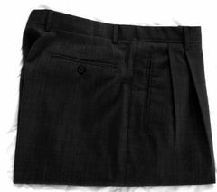Zanella- Gray Pin-Dot 100% Wool Dress Trousers- size 35x30
