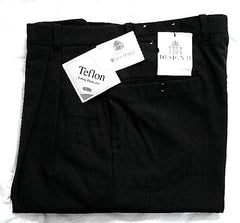 New- Riviera Design II- Charcoal Gray 100% Wool Dress Trousers- size 34