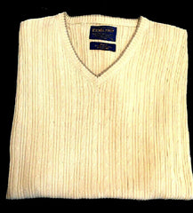 New- Pendleton Yellow Silk & Cotton Cable Knit Sweater Vest- size L