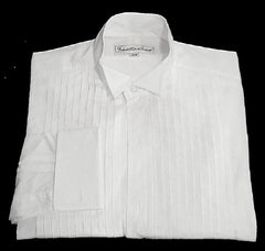 Robert Talbott Protocol- White 100% Cotton, FC Formal Tuxedo Shirt- size 16x33