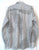 New- Haupt of Germany- White/Gray, 100% Cotton Stripe Fashion Shirt- size L (41/42-16.5)
