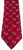 Ike Behar Red Paisley 100% Woven Silk Tie