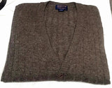 New- Pendleton Taupe,100% LambswoolCable Knit Cardigan Sweater- size S