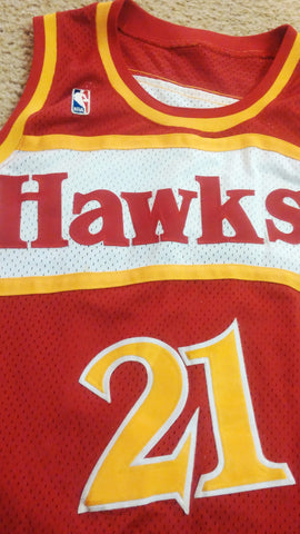 Nba Atlanta Hawks #21 Wilkins Throwback Basketball Jersey