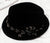 Vintage Norfolk House, Black Velvet Fedora Hat- size (7.25)
