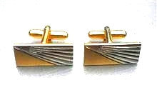 Vintage Gold/ Silver Cuff Links