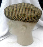 Vintage English HT Tweed Cap- Size S/M