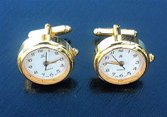 Hands of Time Clock Cuff Links