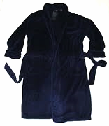 New- Izod Sleepwear- Blue Luxury Fleece Robe- one size